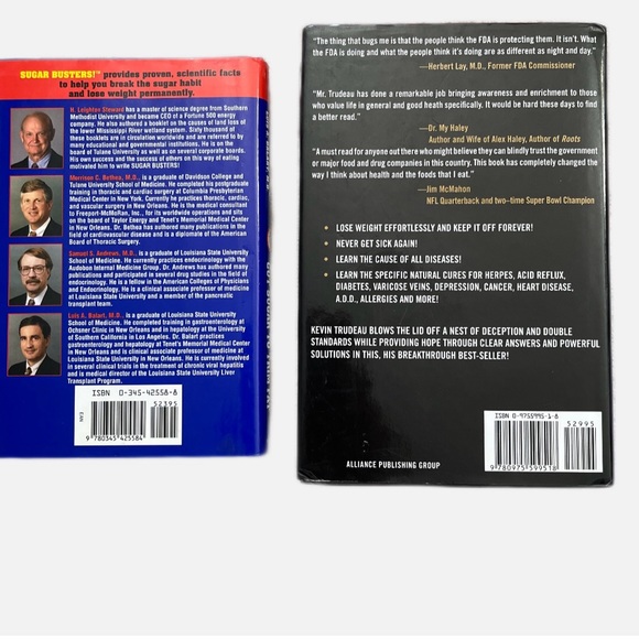 2 Book Bundle, Sugar Busters & Natural Cures - Picture 2 of 9